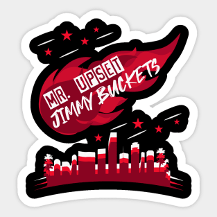 Playoffs Jimmy Buckets RED CITY Sticker